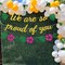 We Are So Proud Of You Palm Leaves Banner Tropical Graduation Party Decoration Luau Hawaiian Themed Grad flower Garland